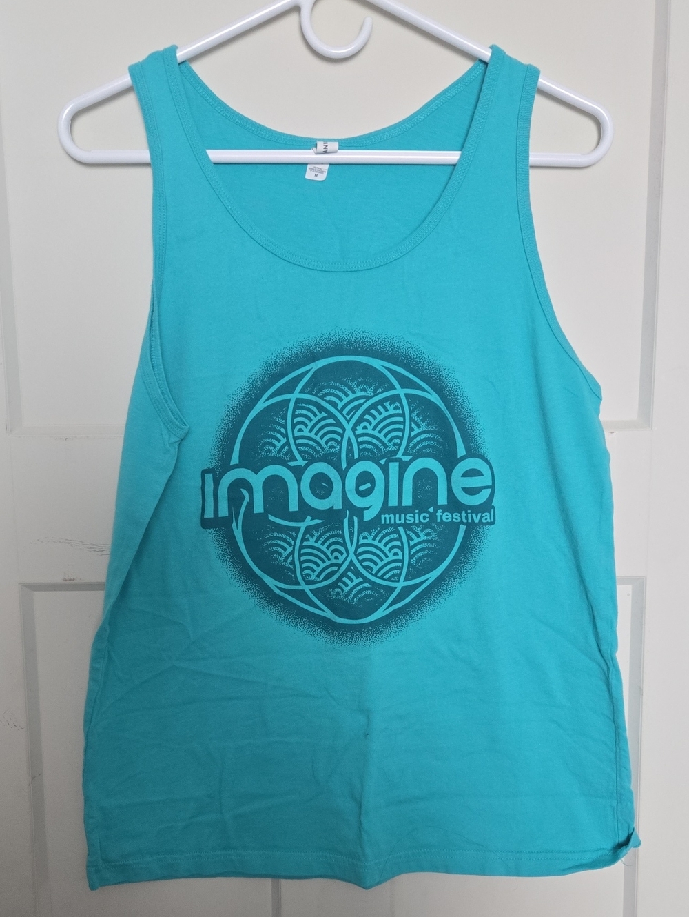 2023 Imagine Music Festival Men's Turquoise Tank Top Sz M